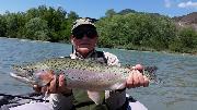 Rainbow trout, May, Slovenia fly fishing
